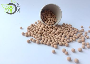 Beige Molecular Sieve 3a Water Adsorption Capacity For Natural Gas Dehydration