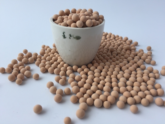 quality  1.6-2.5mm 4A Molecular Sieve Desiccant Granular  With 85N Compressive Strength factory