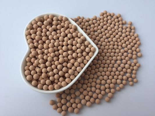 Compressive Strength 85N And 4A Molecular Sieve Desiccant Spheric Particle For Dehydration