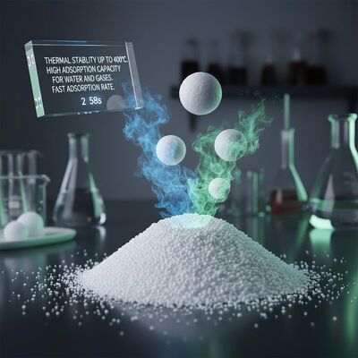 Thermal Stability Up To 400°C Molecular Sieve Adsorbent With High Adsorption Capacity For Water And Gases And Fast Adsorption Rate 2*58s